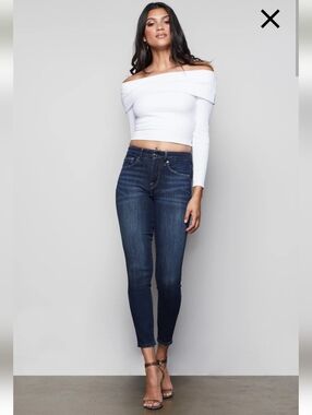 Good American Good Legs Crop Skinny Jeans